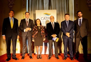 Ponentes de la presentación de izquierda a derecha: Antonio Garzón, David Morales, Pilar López, Ángel Ferrera, Rafael Molina Petit y Nicolás Villalobos