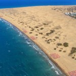 Aerial-photograph-of-Maspalomas-Dunes